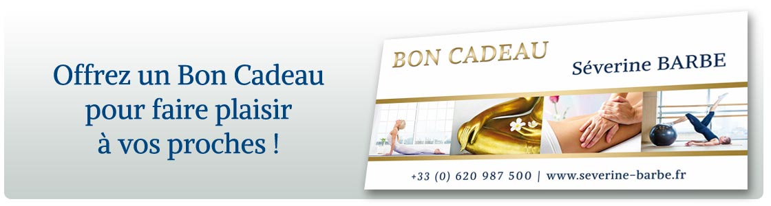 Séverine Barbe yoga pilates massages offrez un bon cadeau